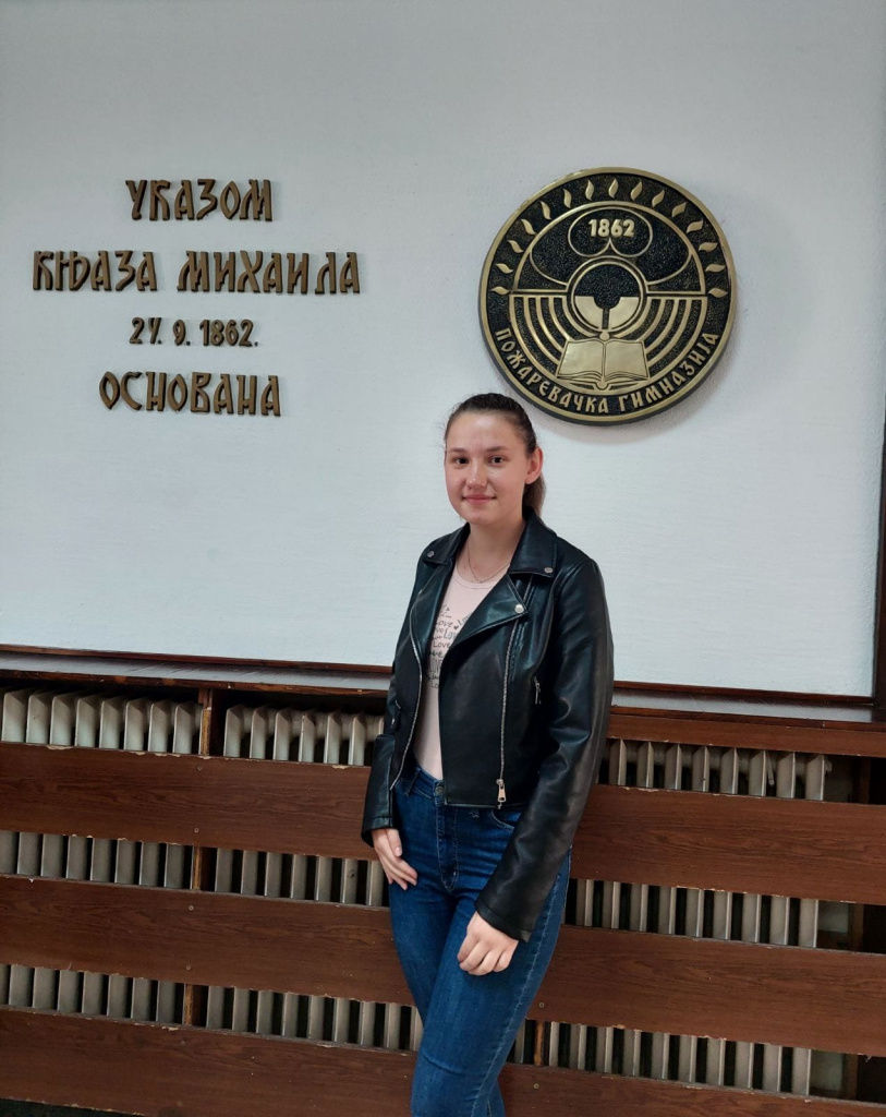 Ucenica na takmicenju 2023